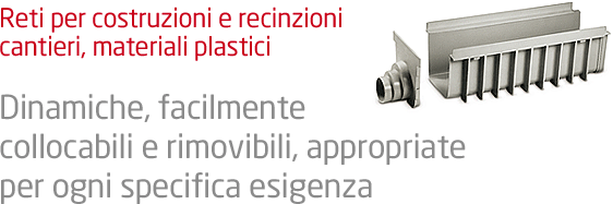 recinzioni materiali plastici